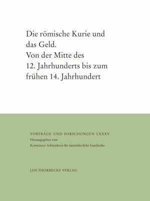 Maleczek, Werner (ed.), Die römische Kurie und das Geld: von der Mitte des 12. Jahrhunderts bis zum frühen 14. Jahrhundert (Vorträge und Forschungen 85), Ostfildern 2018.