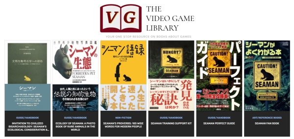 A series of 6 books from The Video Game Library about the bizarre game, Seaman.