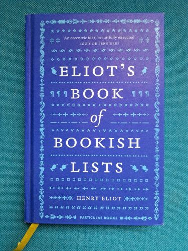 Bookcover Henry Eliot - Eliot's Book of Bookish Lists