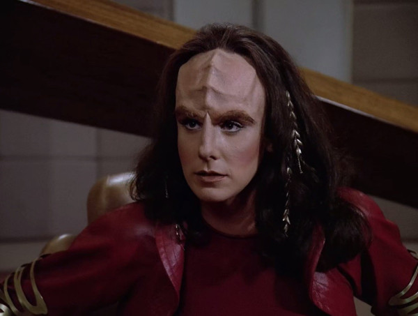 K’Ehleyr, Klingon and human emissary aboard Enterprise 
