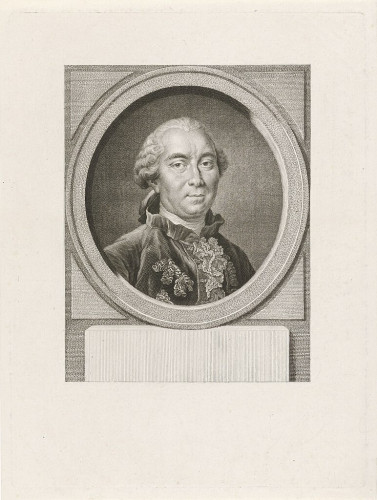 Titel: Portret van Georges Louis Leclerc graaf de Buffon. 