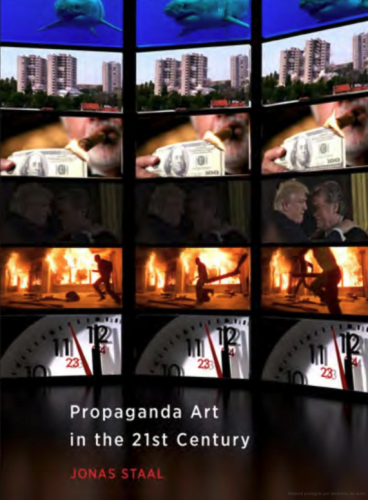 Cover of the book "Propaganda Art in the 21st Century" by Jonas Staal.