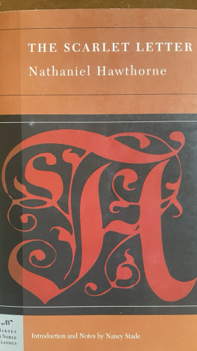Book cover featuring only a large red letter A
