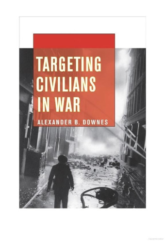 What leads governments to make such a choice?Downes examines several historical cases: British counterinsurgency tactics during the Boer War, the starvation blockade used by the Allies against Germany in World War I, Axis and Allied bombing campaigns in World War II, and ethnic cleansing in the Palestine War. He concludes that governments decide to target civilian populations for two main reasons—desperation to reduce their own military casualties or avert defeat, or a desire to seize and annex enemy territory. When a state's military fortunes take a turn for the worse, he finds, civilians are more likely to be declared legitimate targets to coerce the enemy state to give up. When territorial conquest and annexation are the aims of warfare, the population of the disputed land is viewed as a threat and the aggressor state may target those civilians to remove them. Democracies historically have proven especially likely to target civilians in desperate circumstances.In Targeting Civilians in War, Downes explores several major recent conflicts, including the 1991 Persian Gulf War and the American-led invasion of Iraq in 2003. Civilian casualties occurred in each campaign, but they were not the aim of military action. In these cases, Downes maintains, the achievement of quick and decisive victories against overmatched foes allowed democracies to win without abandoning their normative beliefs by intentionally targeting civilians. 