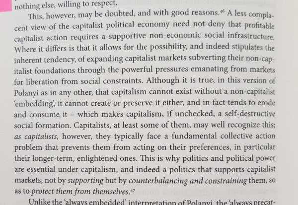 Excerpt from How Will Capitalism End? by Wolfgang Streeck