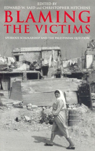 Beginning with a thorough exposé of the fraudulent assertions of Joan Peters concerning the indigenous inhabitants of Palestine prior to 1948, the book then turns to similar instances in Middle East research where the truth about the Palestinians has been systematically suppressed: from the bogus—though still widely believed—explanations of why so many Palestinians fled their homes in 1948, to today’s distorted propaganda about PLO terrorism. The volume also includes sharp critiques of the wide consensus in the USA which supports Israel and its territorial ambitions while maintaining total silence about the competing reality of the Palestinians.
Review
“The wide-ranging scope and demythologising structure of Blaming the Victims makes it especially relevant at the present time when the actions of the state of Israel seem to contradict received opinion as to its nature. The book provides a great quantity of information, analyses it convincingly and, through an impressive body of notes on primary and secondary literature, points the reader in the direction of further information.”— Middle East International 
“These forcefully argued treatises will be as enlightening as they are disturbing for anyone with an interest in Middle East politics.”— ALA Booklist