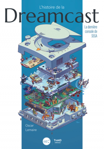 The French book cover of THE HISTORY OF THE DREAMCAST: SEGA'S LAST CONSOLE
