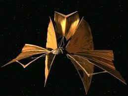Bajoran light ship with solar sails. 