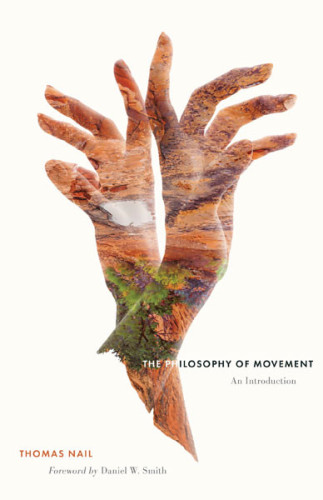 Cover of book with image of two hands with landscape superimposed on them