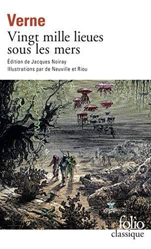 Paperback cover of Jules Verne "Vingt milles lieues sous les mer" 