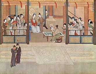 Painting of 14th century Han palace.