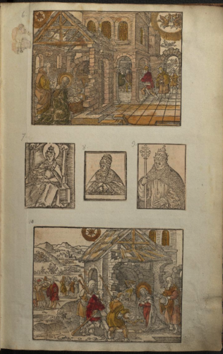 Page from a volume that features hundreds of cut out woodcut images from early modern Europe, all glued into the book, without any commentary. 

https://nbn-resolving.org/urn:nbn:de:hebis:66:fuldig-7365590 