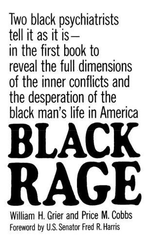 'Black Rage' tells of the insidious effects of the heritage of slavery; desribes love, marriage, and the family; addresses the sexual myths and fears of both blacks and whites; chronicles how schools fail the black child; examines mental illness among black people and the psychic stresses engendered by discrimination; and, finally, focuses on the miasma of racial hatred that envelops this country, why it exists, and what will surely happen if it is not soon dispelled.