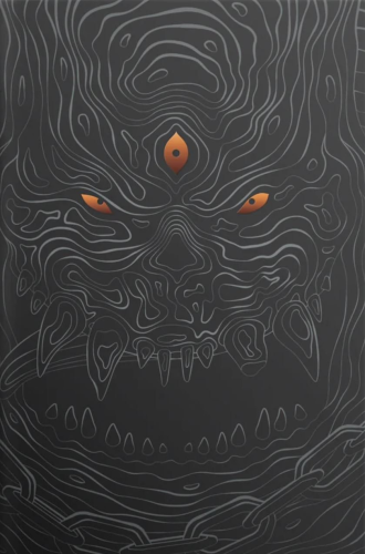 The cover of DEMONIC ARCHIVE: THE MYTHOLOGY OF DEMON'S SOULS which is just a black cover with a black monstrous face. 