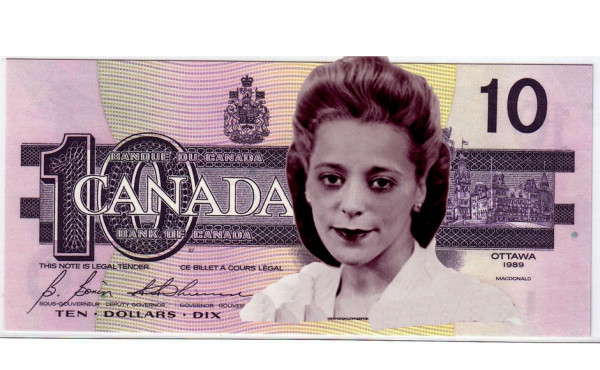Viola Davis Desmond on a Canadian ten dollar bill