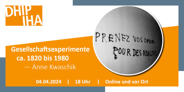 Foto: Wand (in der Sorbonne?): »Prenez vos désirs pour des réalités«, Foto, BnF, département Philosophie, histoire, sciences de l'homme, Lb61-600 (Flugblätter, Mai 1968), Wikimedia.