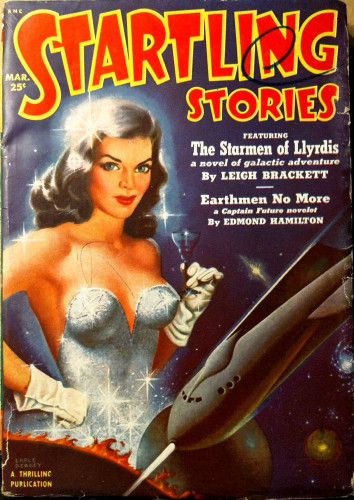 Science fiction pulp Startling Stories, March 1951.