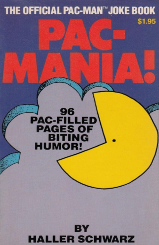 The English book cover of Pac-Mania - The Official Pac-Man Joke Book