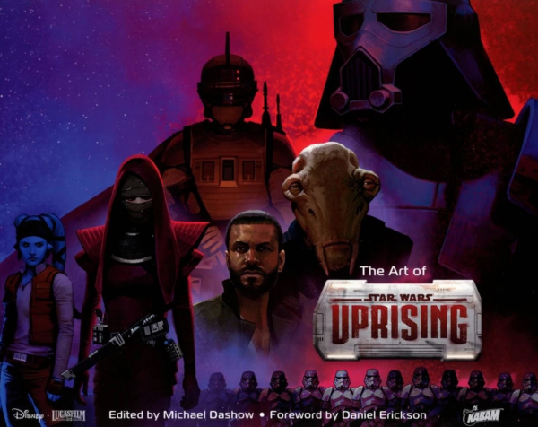 The cover of The Art of Star Wars: Uprising