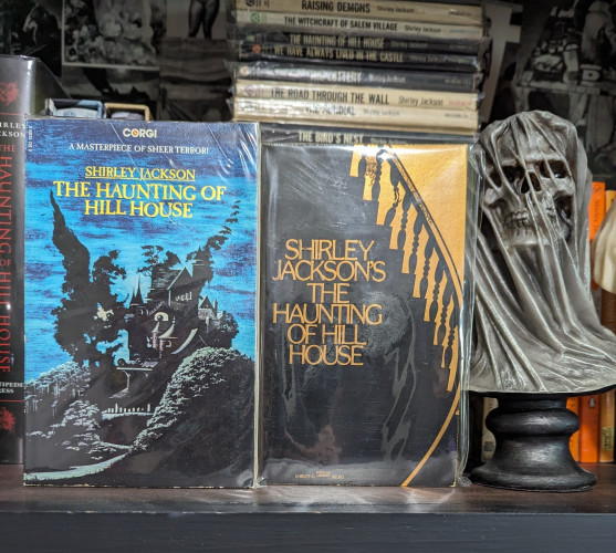 Two paperback copies of The Haunting of Hill House by Shirley Jackson