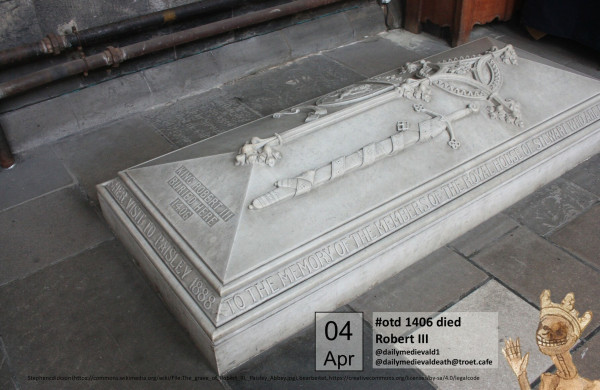 The picture shows a grave embedded in the ground