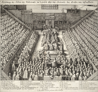 Das "Lange Parlament", dessen Zusammentreten 1640 den Beginn der Englischen Revolution markierte
	
