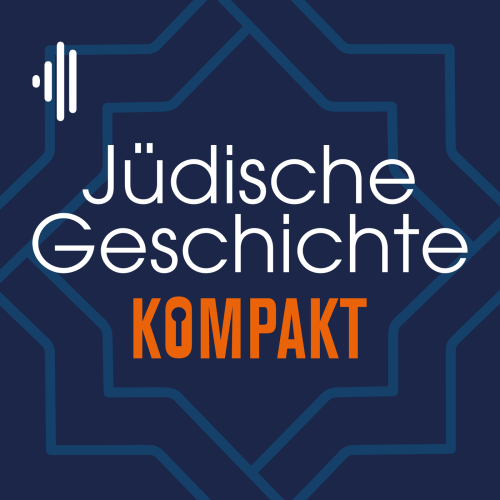 Sharepic mit Logo des Podcast Jüdische Geschichte Kompakt