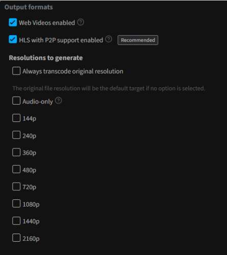 Original File resolution option peertube