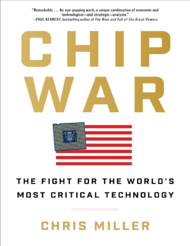 Today, military, economic, and geopolitical power are built on a foundation of computer chips. Virtually everything-- from missiles to microwaves -- runs on chips, including cars, smartphones, the stock market, even the electric grid. Until recently, America designed and built the fastest chips and maintained its lead as the #1 superpower, but America's edge is in danger of slipping, undermined by players in Taiwan, Korea, and Europe taking over manufacturing. Now, as Chip War reveals, China, which spends more on chips than any other product, is pouring billions into a chip-building initiative to catch up to the US. At stake is America's military superiority and economic prosperity.
Economic historian Chris Miller explains how the technology works and why it's so important, recounting the fascinating events that led to the United States perfecting the chip design, and to America's victory in the Cold War by using faster chips to render the Soviet Union's arsenal of precision-guided weapons obsolete. But lately, America has let key components of the chip-building process slip out of its grasp, leading to a worldwide chip shortage and a new war brewing with a superpower adversary that is desperate to bridge the gap.
Illuminating, timely, and fascinating, Chip War shows that, to make sense of the current state of politics, economics, and technology, we must first understand the vital role played by chips.
